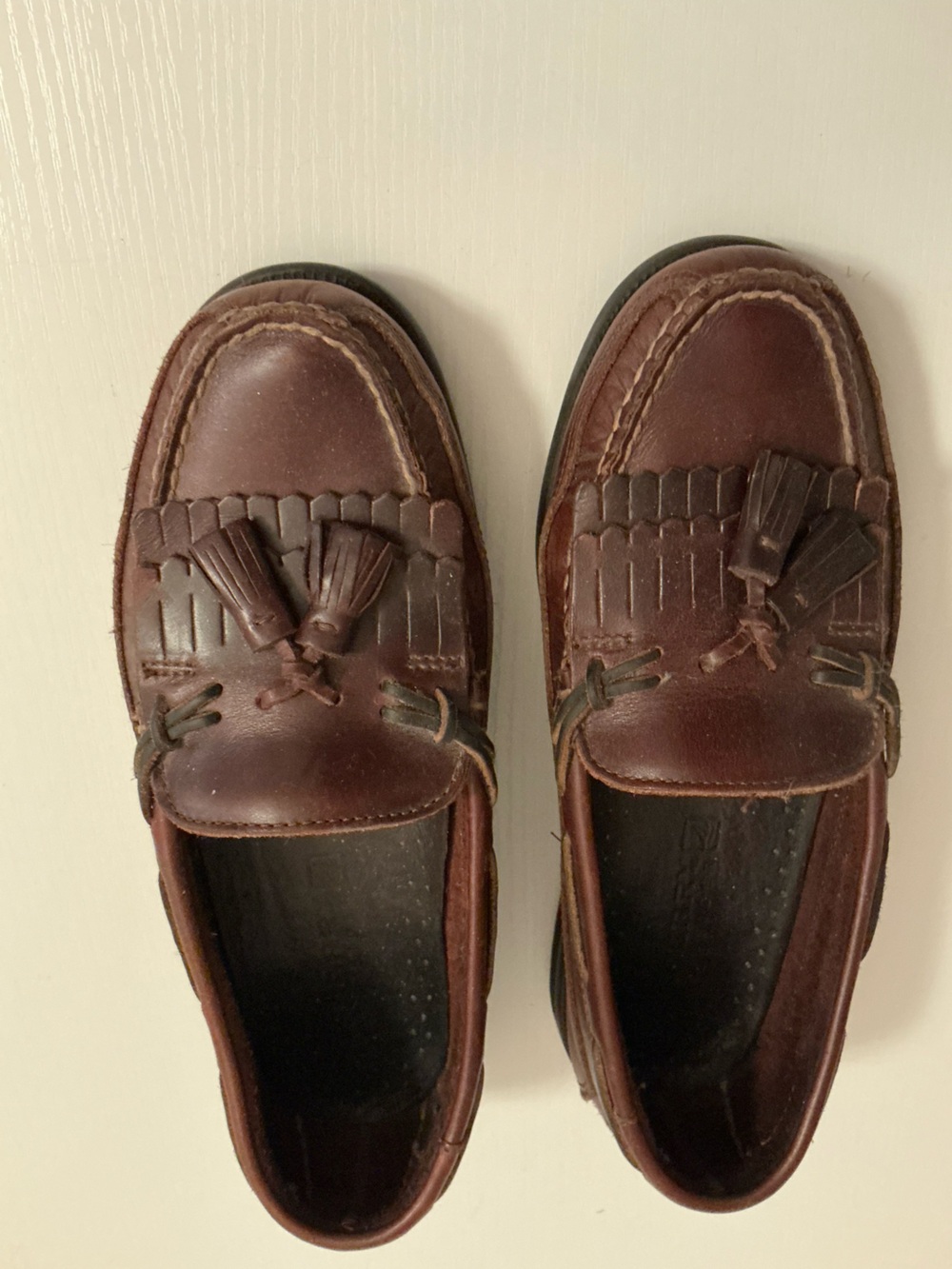 Men's Brown Tassel Loafers — Classic Slip-On Style